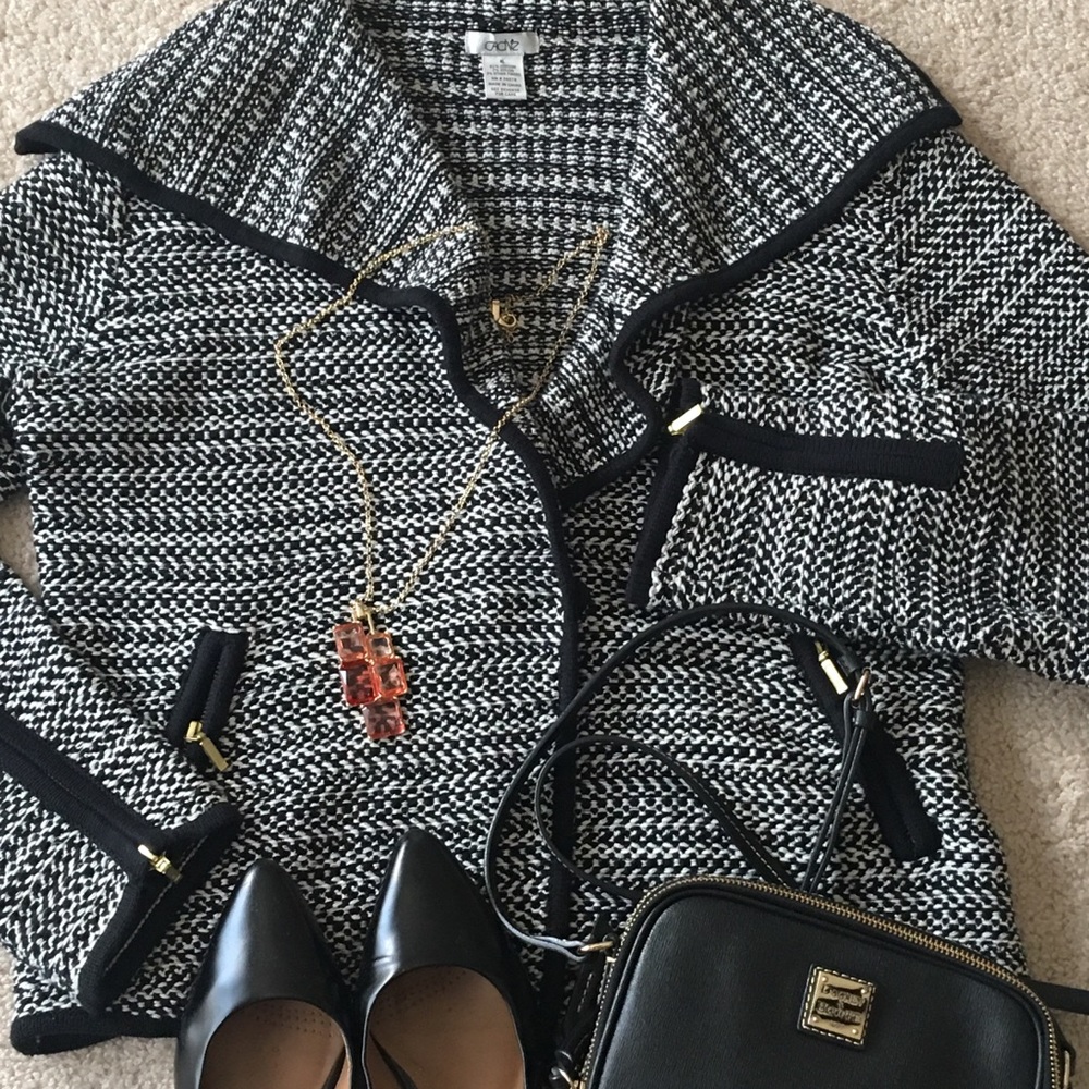 Vintage🔸CACHÉ🔸Stretch Tweed Blazer